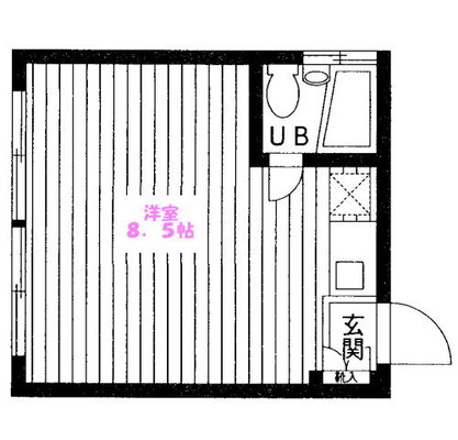東京都台東区上野5丁目 賃貸マンション 1R