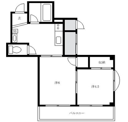 つくばエクスプレス マンション 2K