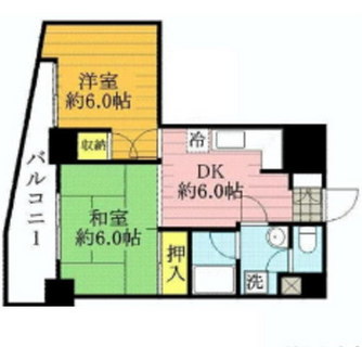 東京都足立区千住中居町 賃貸マンション 2DK