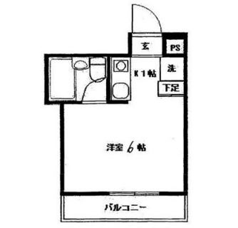 東京都台東区松が谷２丁目 賃貸マンション 1K