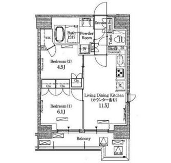 東京都台東区浅草橋５丁目 賃貸マンション 2LDK