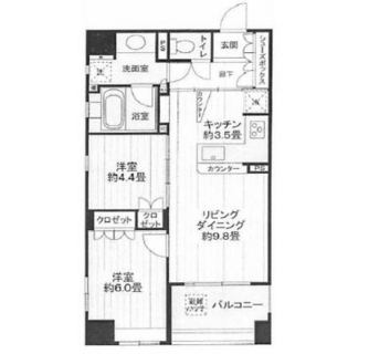 東京都台東区松が谷３丁目 賃貸マンション 2LDK