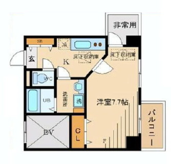 東京都足立区千住中居町 賃貸マンション 1K