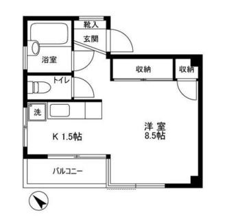 東京都台東区松が谷４丁目 賃貸マンション 1R