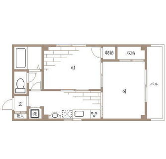 東京都足立区千住中居町 賃貸マンション 2K
