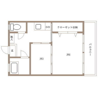 東京都台東区元浅草３丁目 賃貸マンション 2K