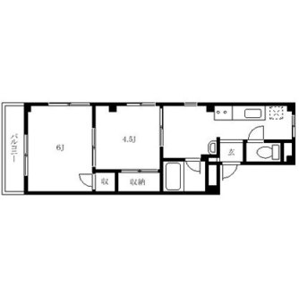 東京都足立区千住４丁目 賃貸マンション 2K